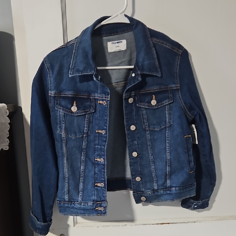 Brand New With Tag Old Navy Dark Blue Denim Jacket